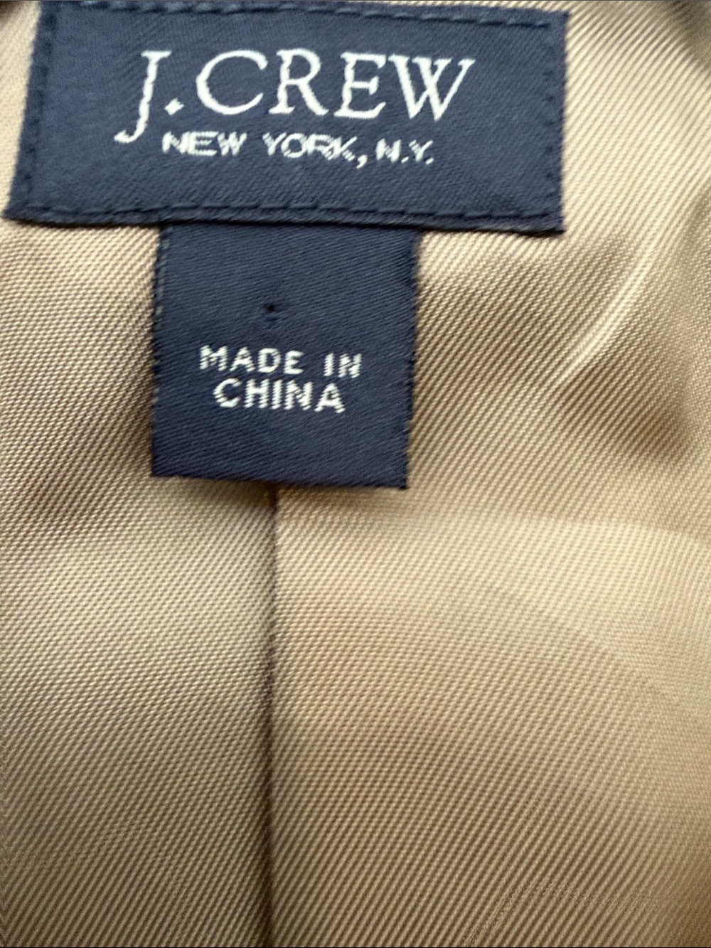 J. Crew Men's Ludlow Camel/Tan Two-Button Blazer - Picture 7 of 13